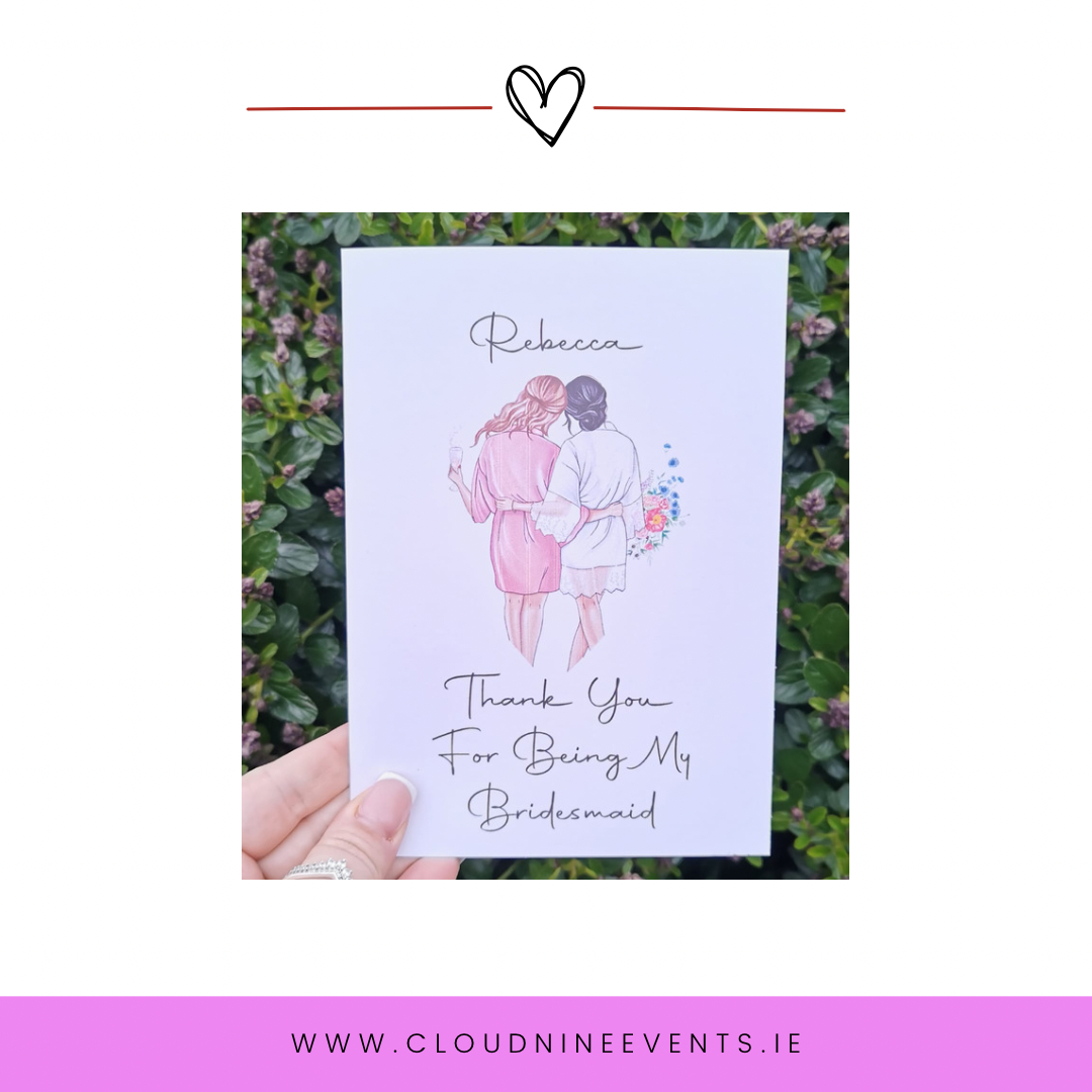 Bridesmaid Card